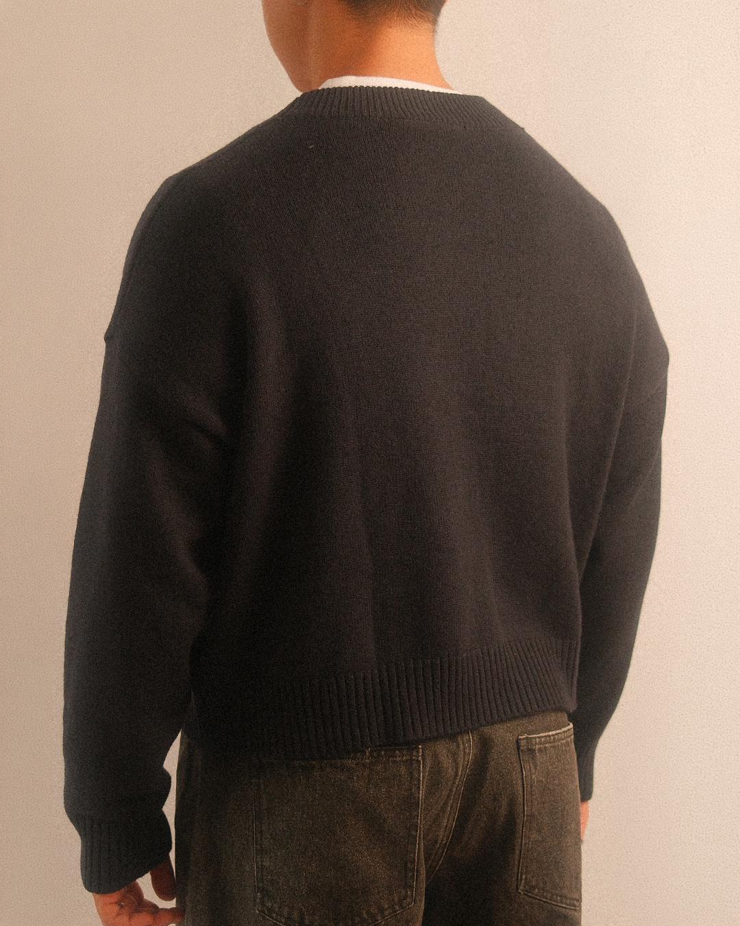 the cropped cardigan