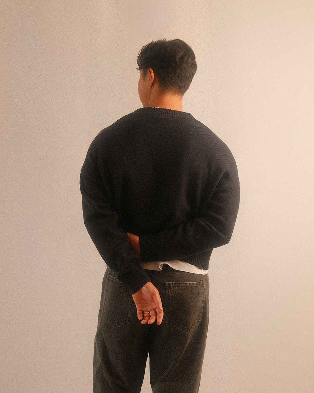 the cropped cardigan