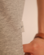 essentials boxy tee - grey