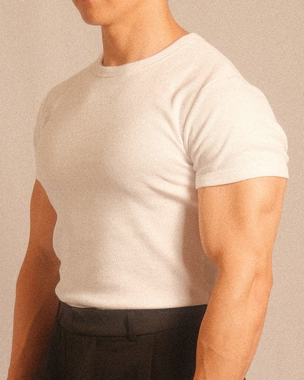 essentials ribbed tee