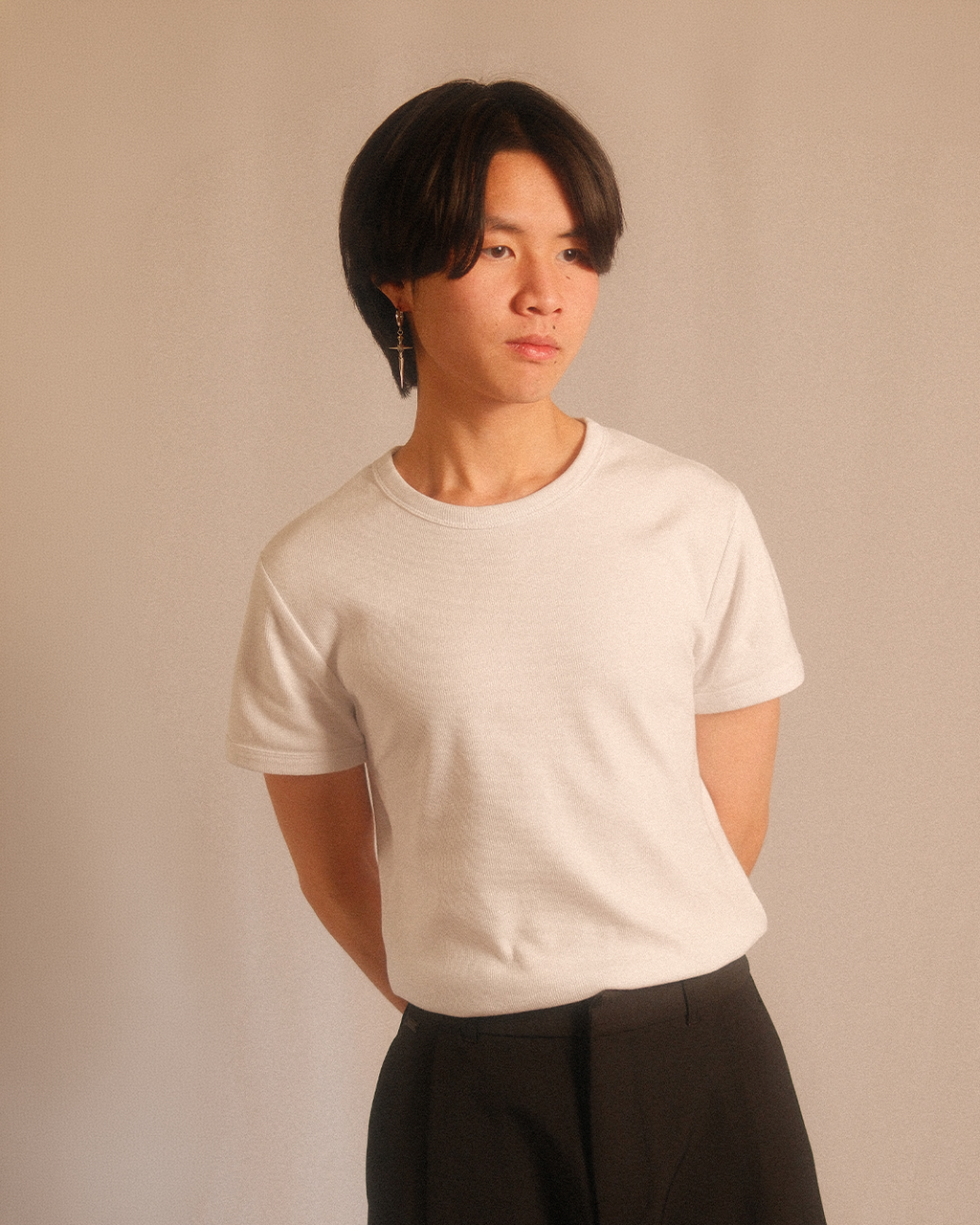 essentials ribbed tee