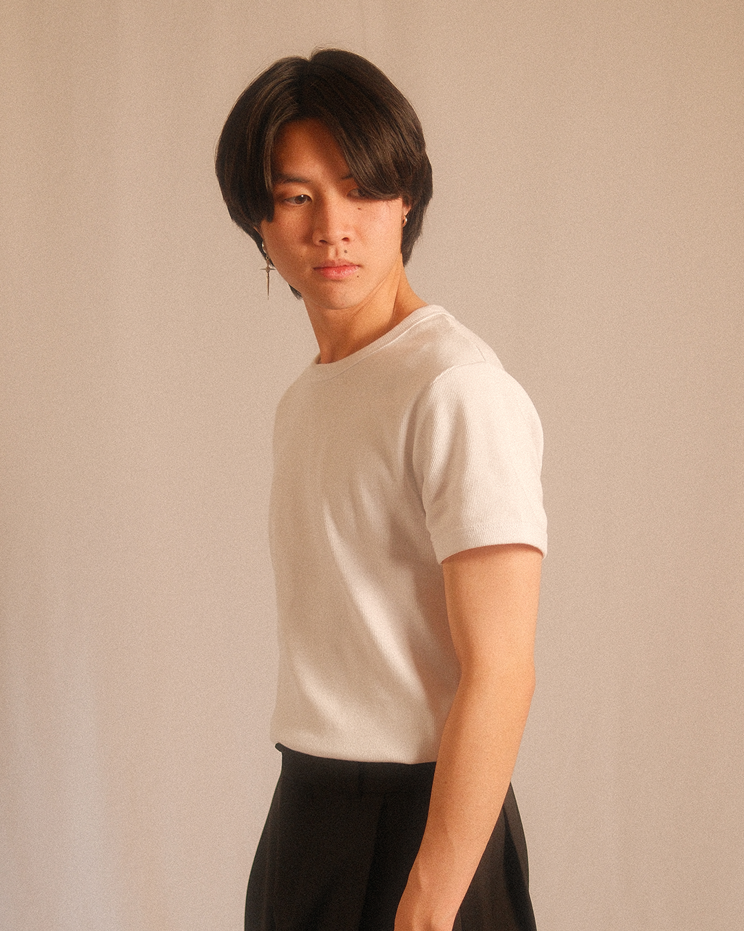 essentials ribbed tee