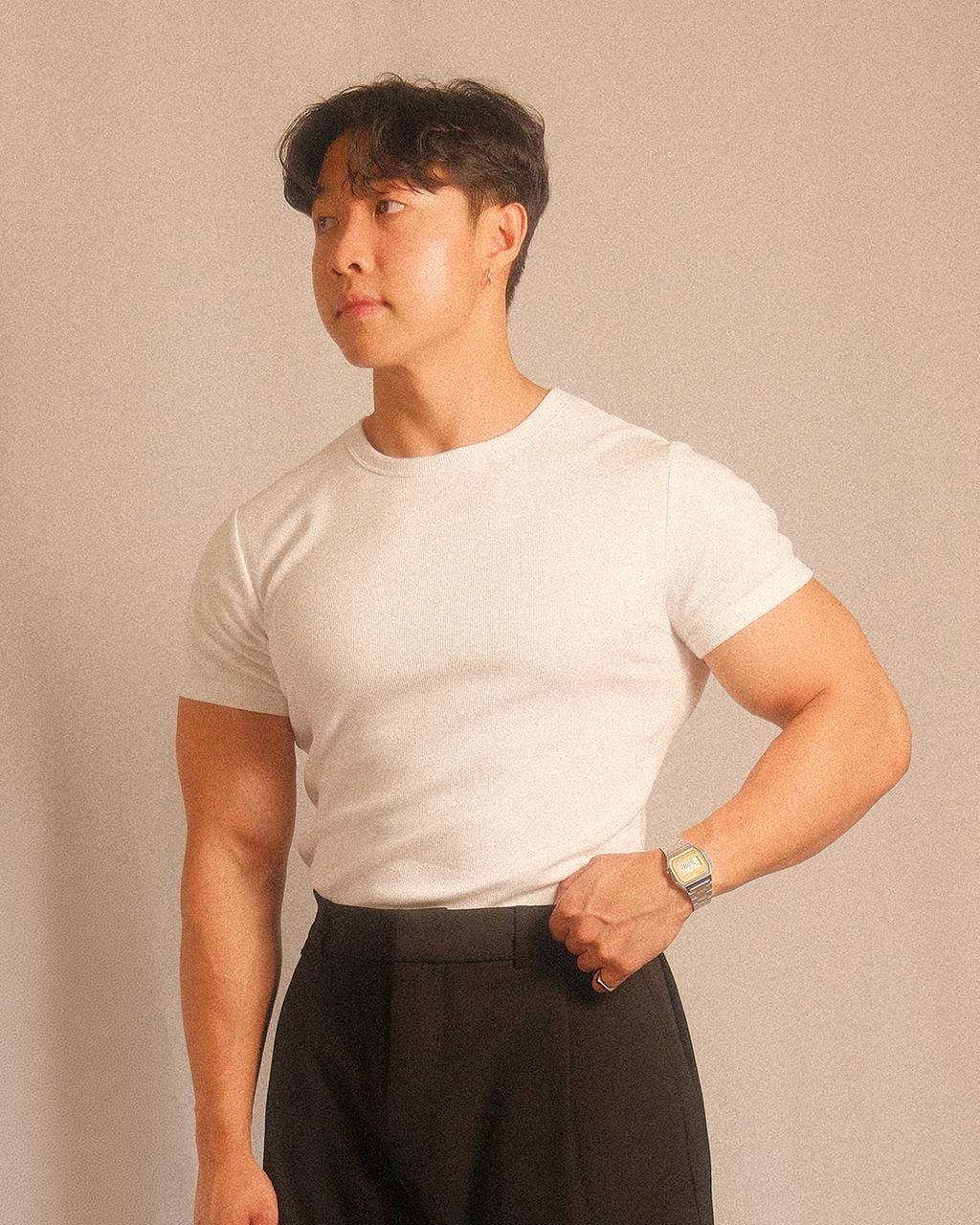 essentials ribbed tee