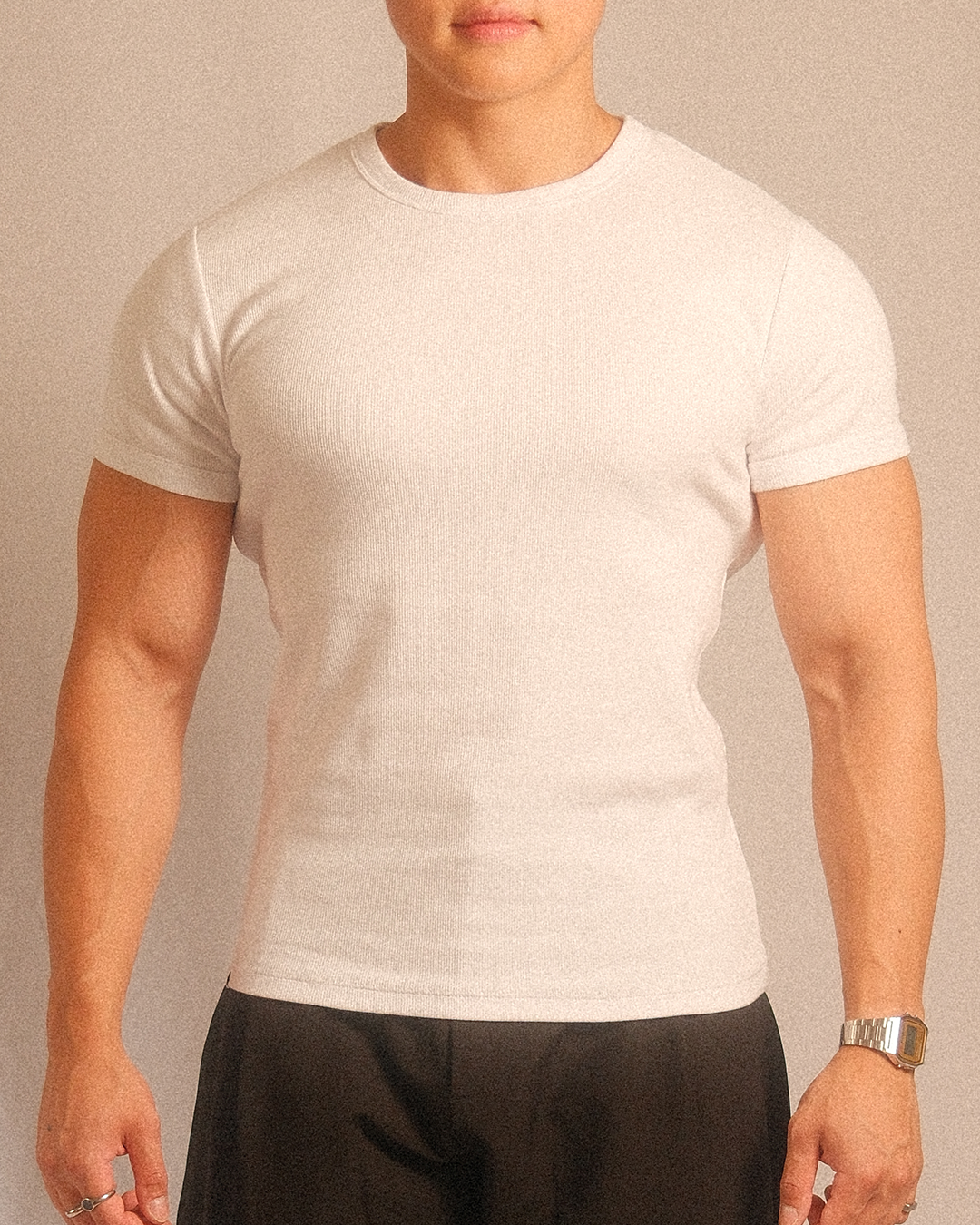 essentials ribbed tee