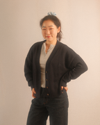 the cropped cardigan