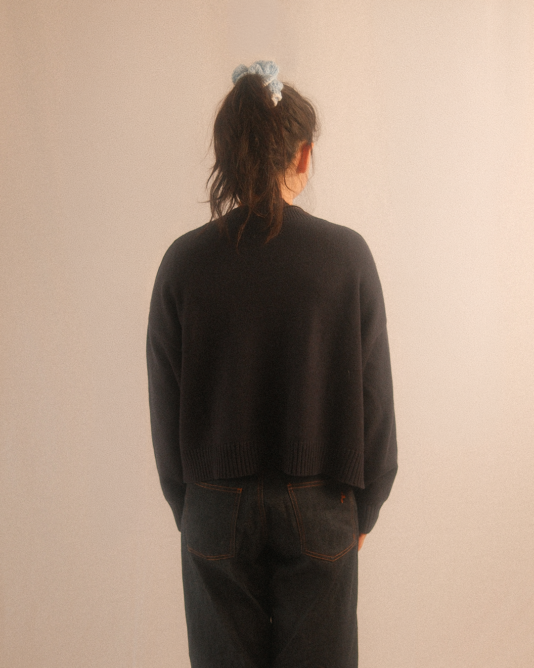 the cropped cardigan