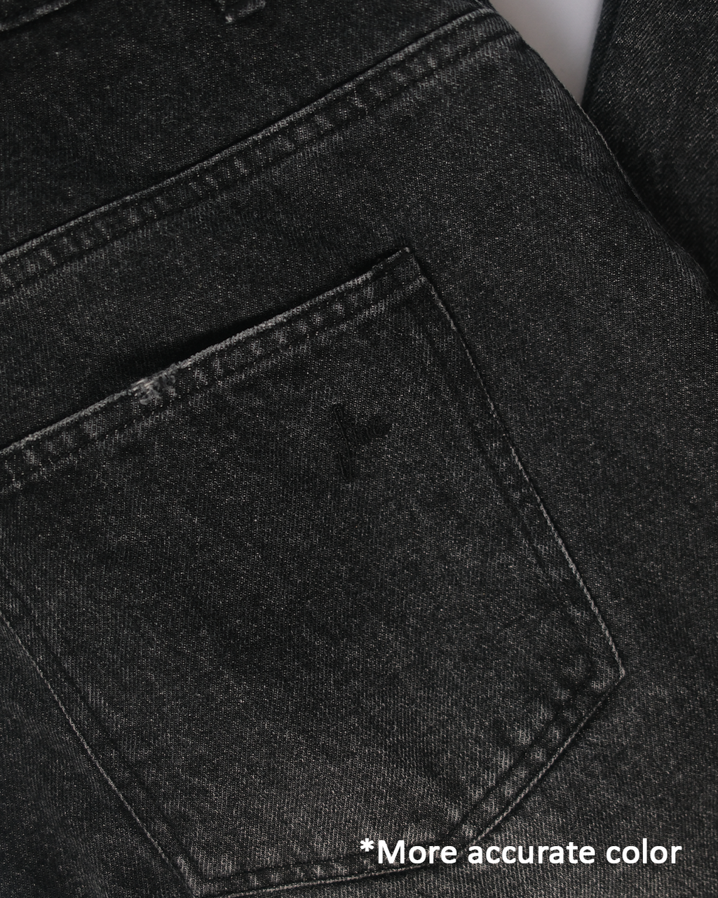 denim wide pants