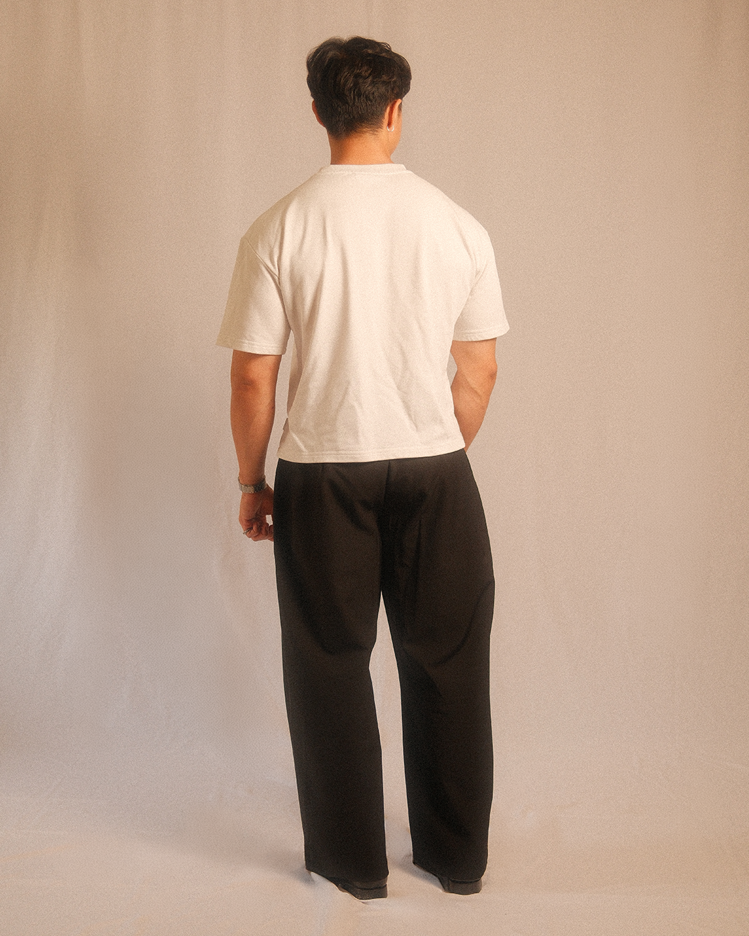 pleated trousers - wide