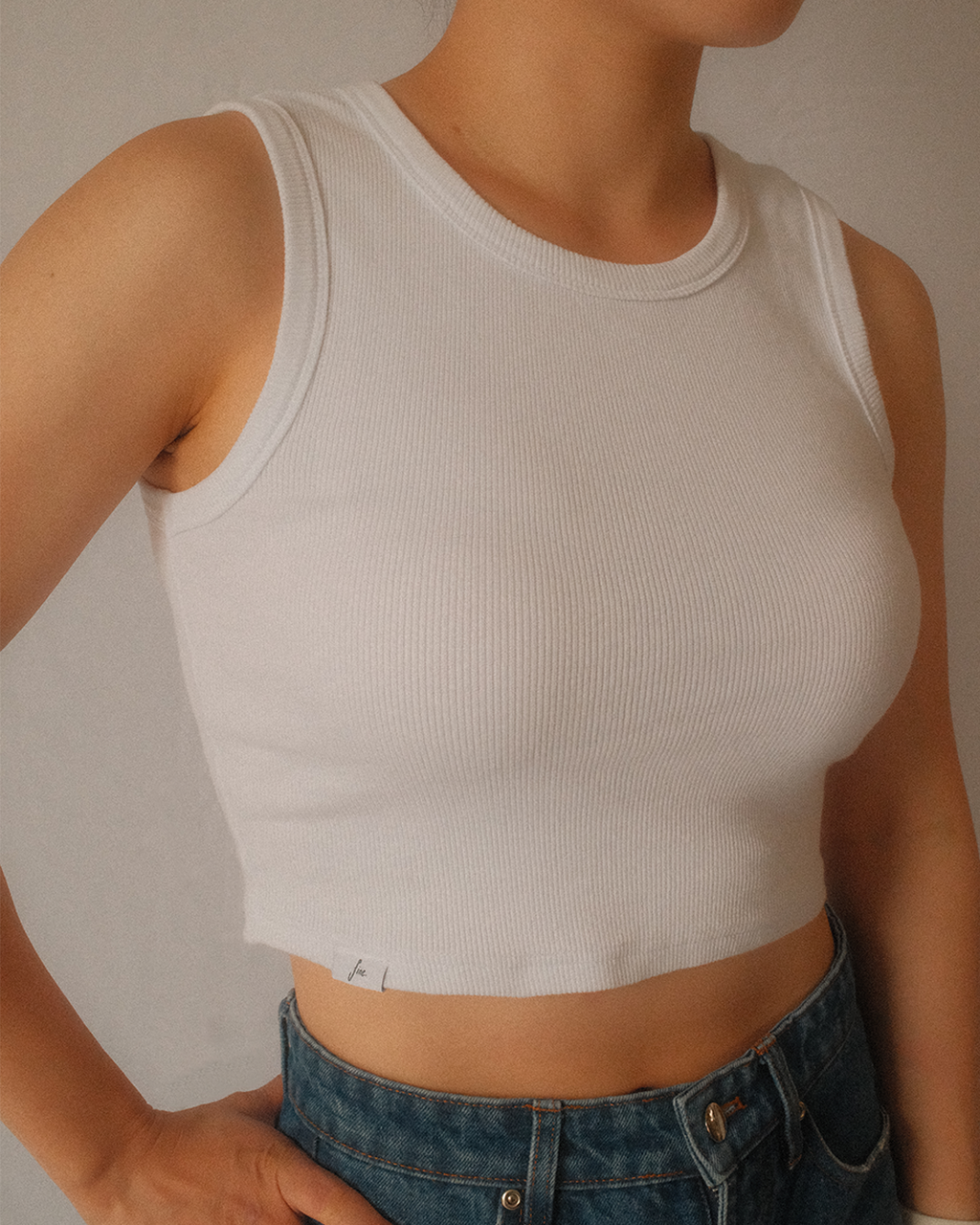 essentials ribbed tank (for her)